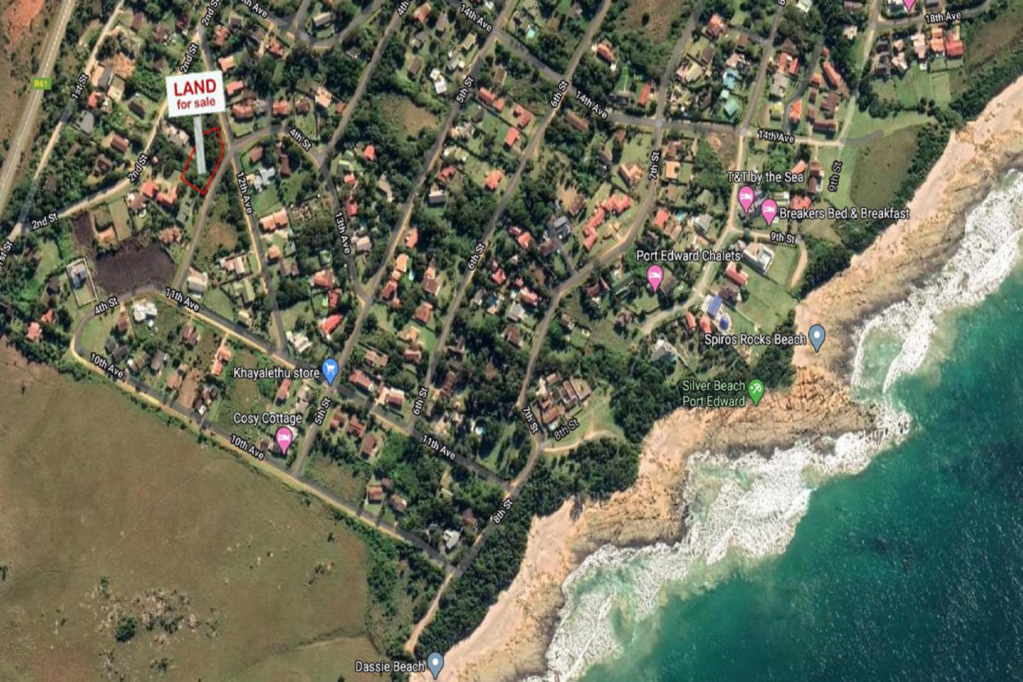 1335 m2 Residential Vacant Land For Sale Port Edward 1PD1467109