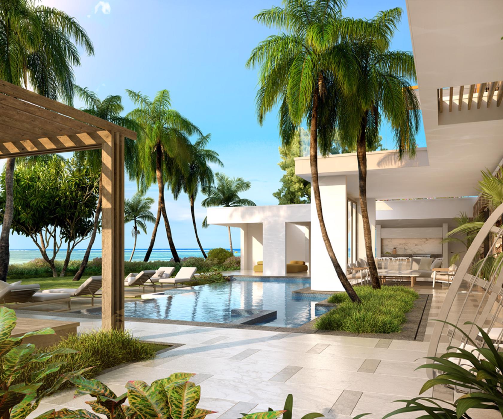 5 Bedroom Beachfront Villa For Sale Belle Mare (Mauritius