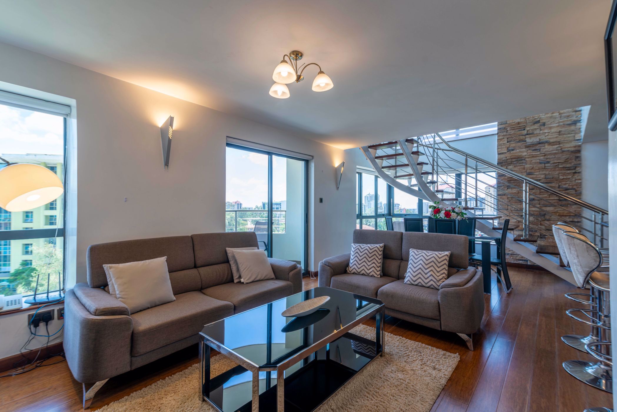 2 bedroom double-storey apartment for sale in Kilimani (Kenya)