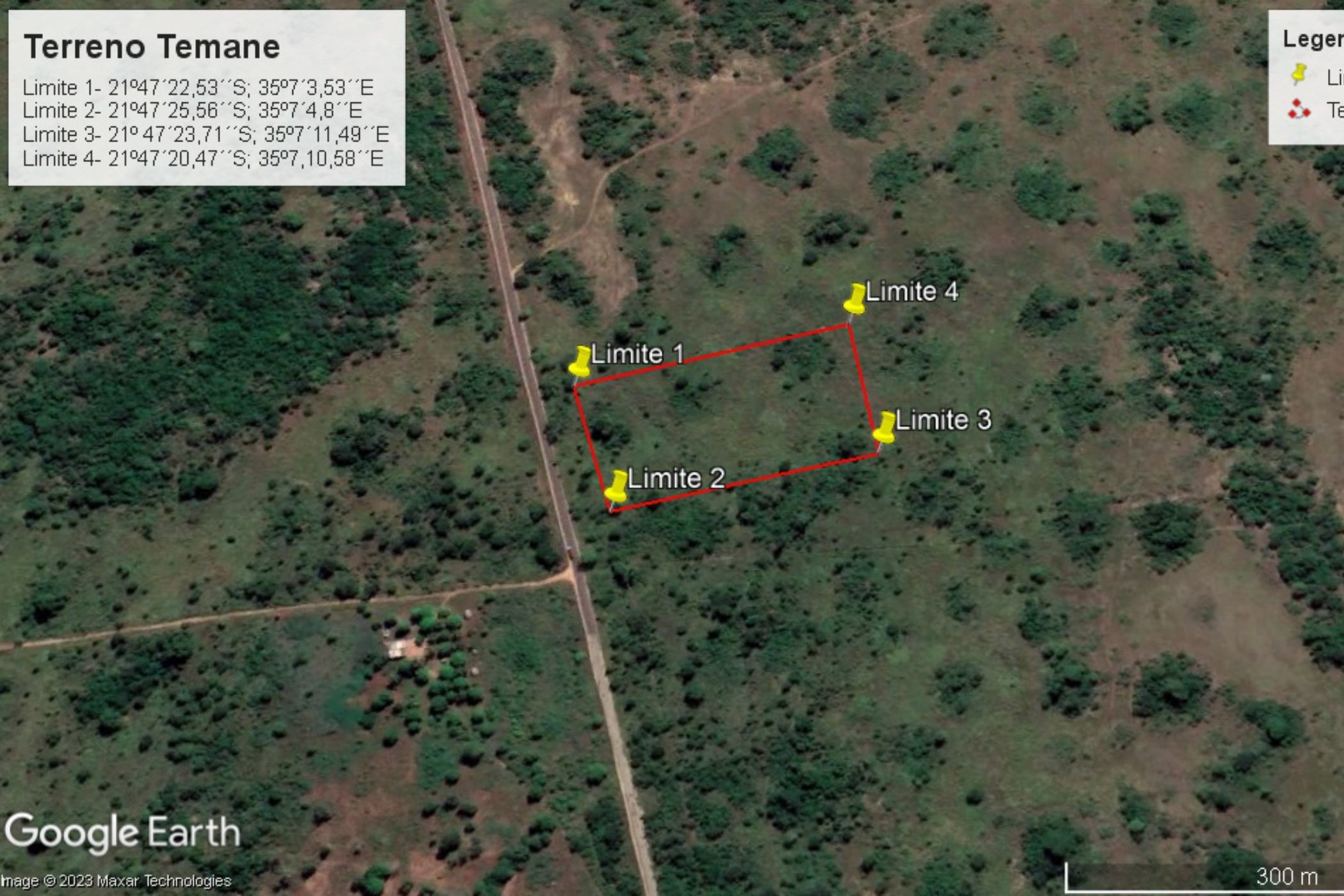 2 hectare vacant land for investment in Inhassoro (Mozambique)