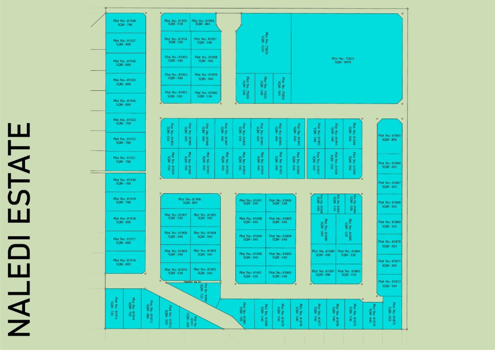 484 m2 Vacant Land For Sale Gaborone North (Botswana) 3BO1623832