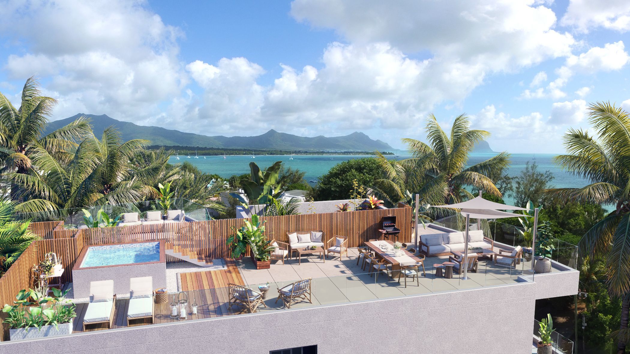 3 bedroom penthouse apartment for sale in Poste Lafayette (Mauritius)
