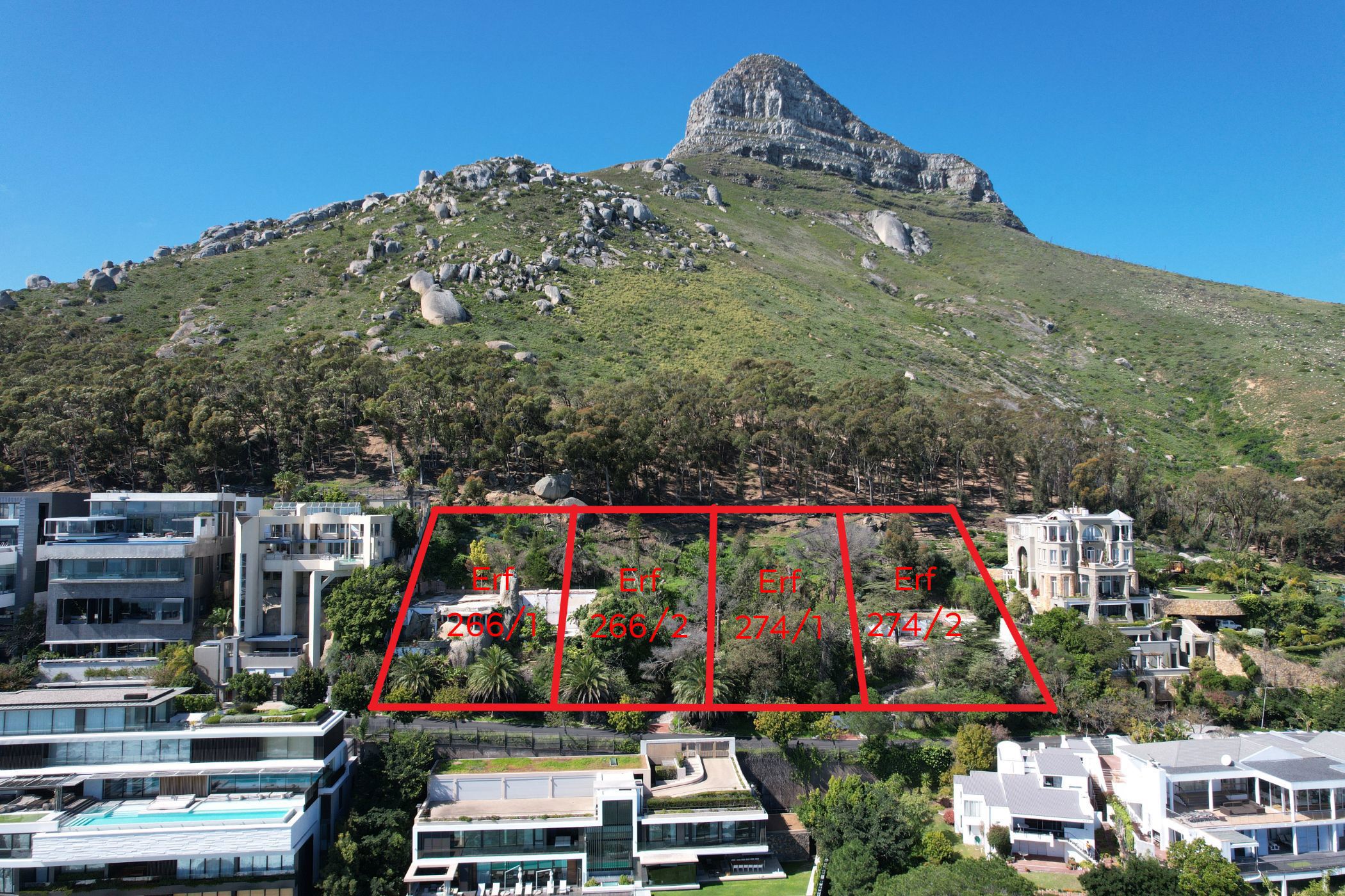 3812 m&sup2; residential vacant land for sale in Clifton