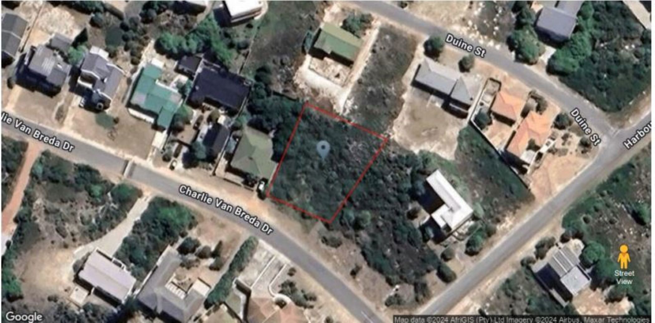 1034 m&sup2; residential vacant land for sale in Pearly Beach